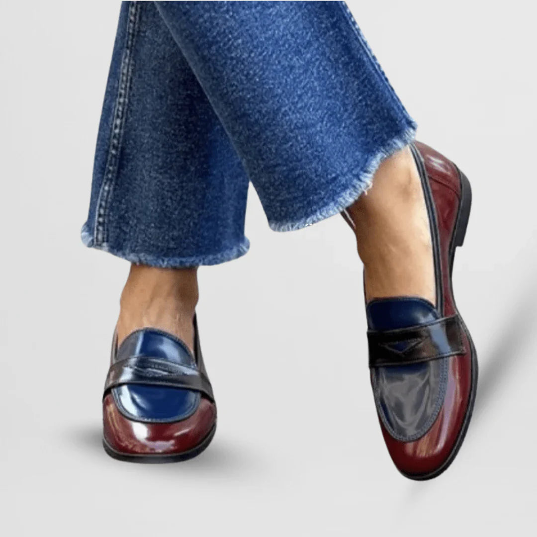 Claudia - Mocassins Contrastés