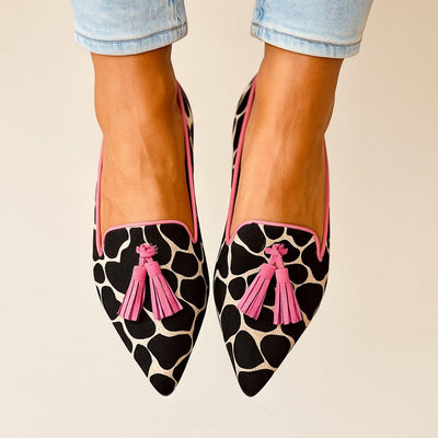 Julia - Mocassins en Suède Élégants