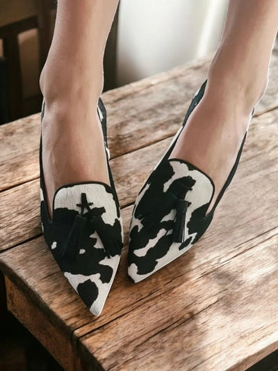 Julia - Mocassins en Suède Élégants
