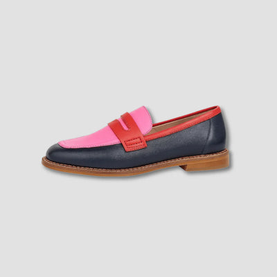 Nyla – Mocassins Color Block en Style Décontracté