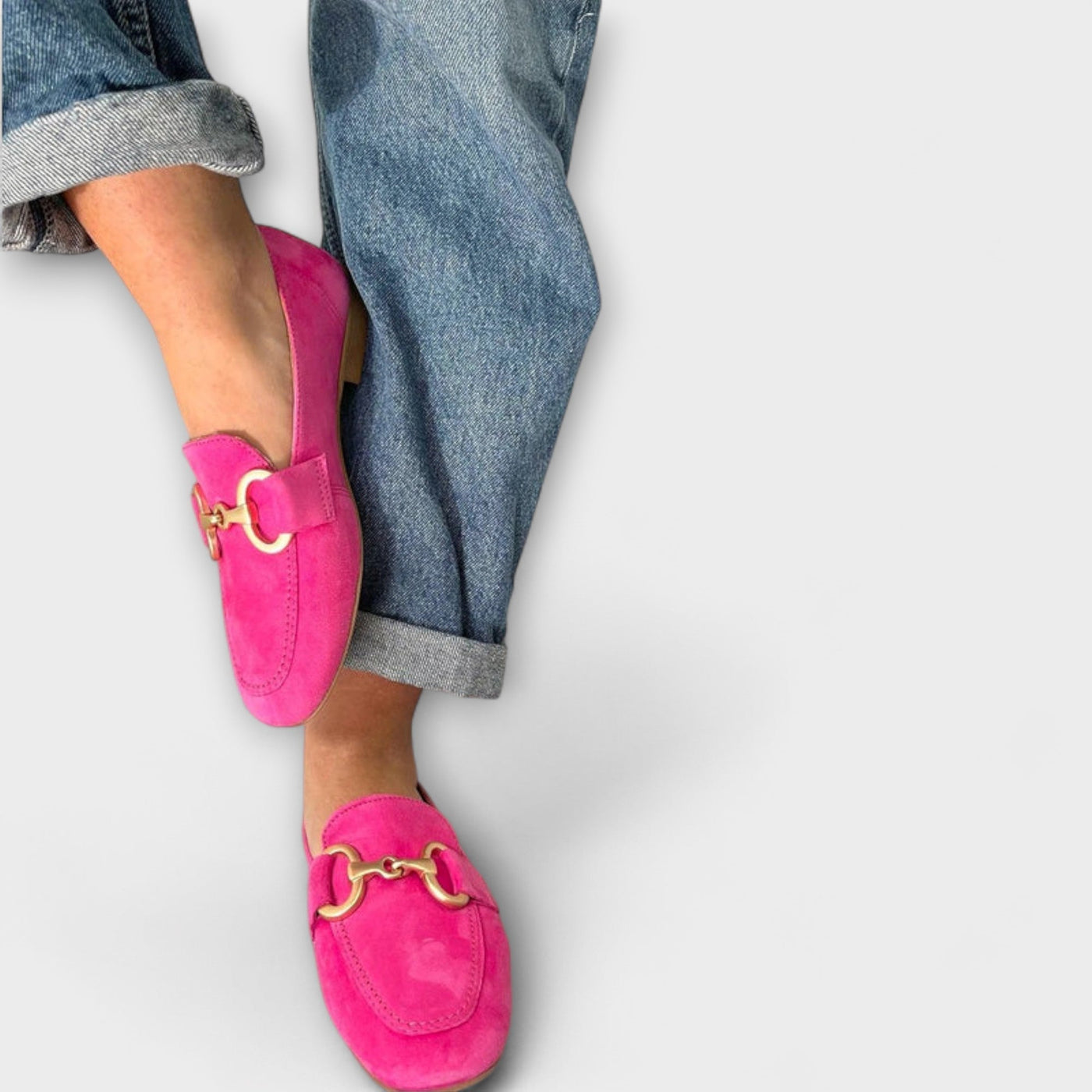 Indigo – Mocassins en Suède Décontractés