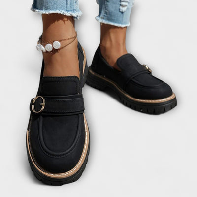 Lora – Mocassins Décontractés à Bout Rond