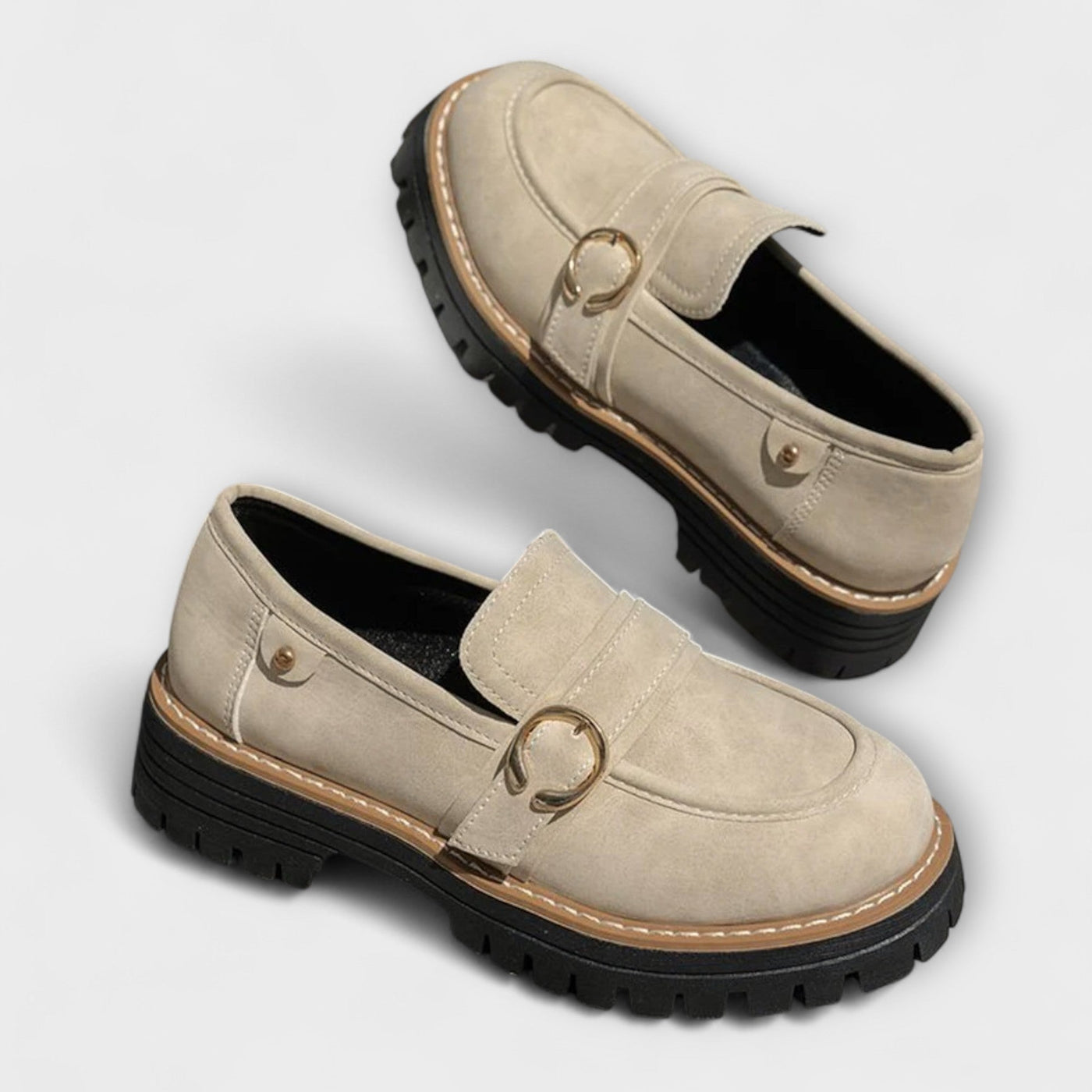 Lora – Mocassins Décontractés à Bout Rond