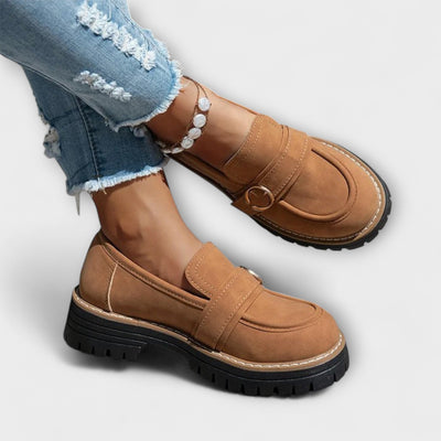 Lora – Mocassins Décontractés à Bout Rond