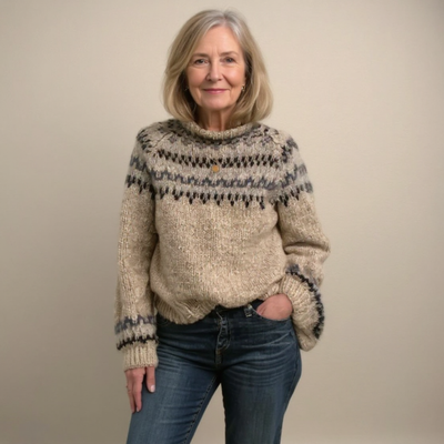 Ashley - Tricot Islandais Intemporel