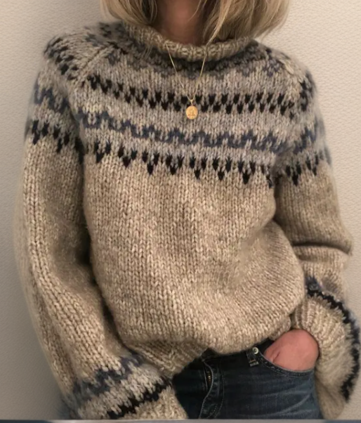 Ashley - Tricot Islandais Intemporel