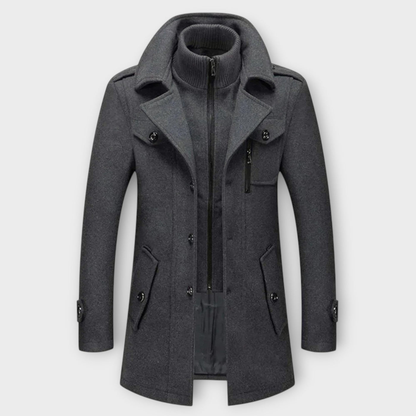 Everdine – Veste d'Hiver à Double Couche