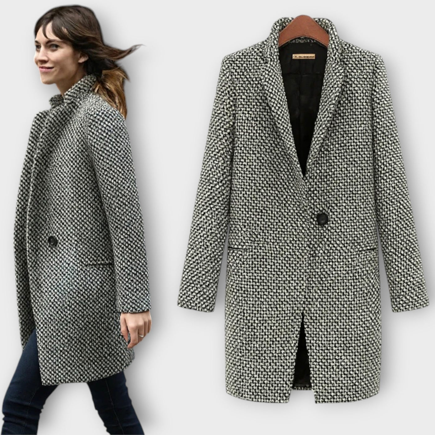 Claudia – Manteau Élégant d’Automne-Hiver